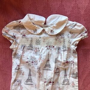 janie and jack paris smocked romper